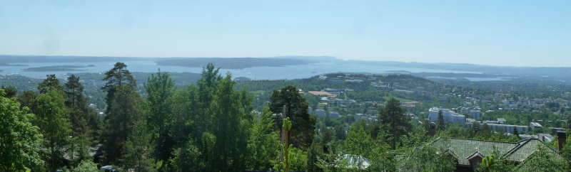 04.06.2016 - Blick vom Holmenkollen auf Oslo und den Oslofjord