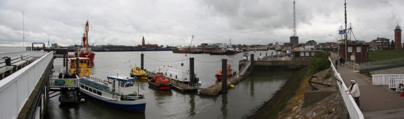 Cuxhaven - Blick auf den Alten Hafen