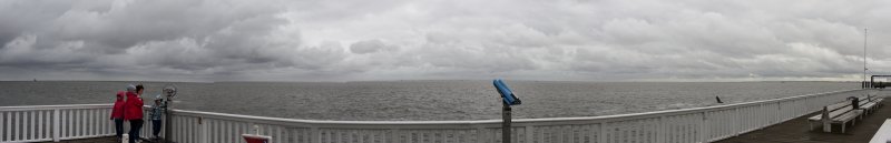 Cuxhaven - Blick auf die Elbe