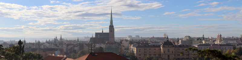 Blick vom Appartement auf die Pilsener Altstadt