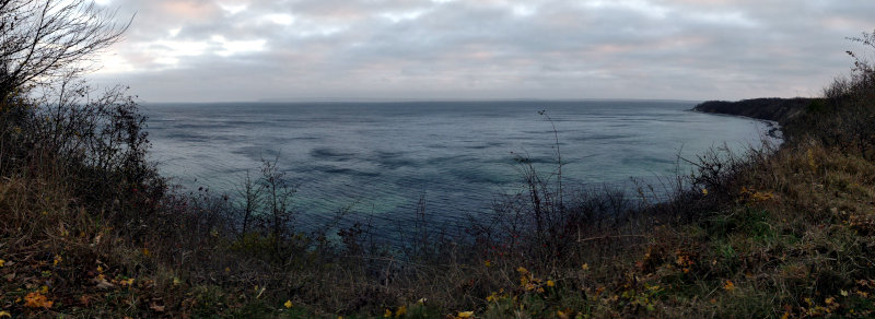 Blick von der Steilküste am Kap Arkona auf die Ostsee
