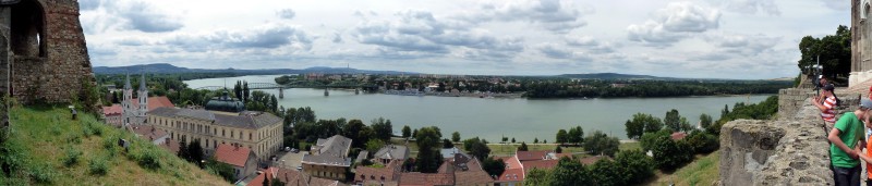 25.07.2017 - Esztergom - Blick auf die Donau