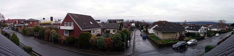 Blick aus dem Apartment in Kassel